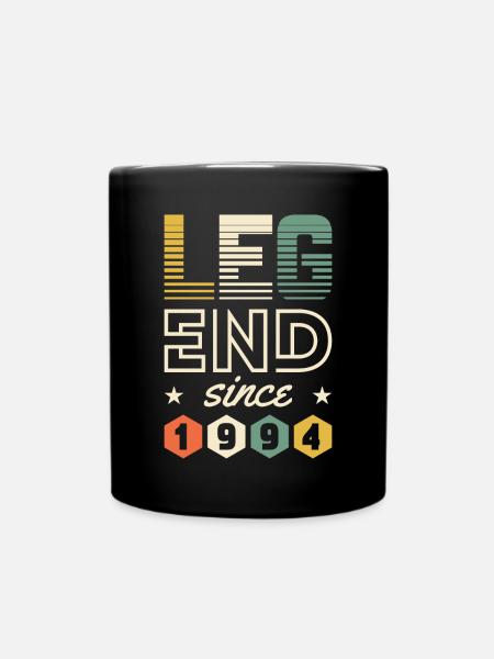 Légende depuis 1994 - 1994 Cadeau d’anniversaire - Mug uni - noir