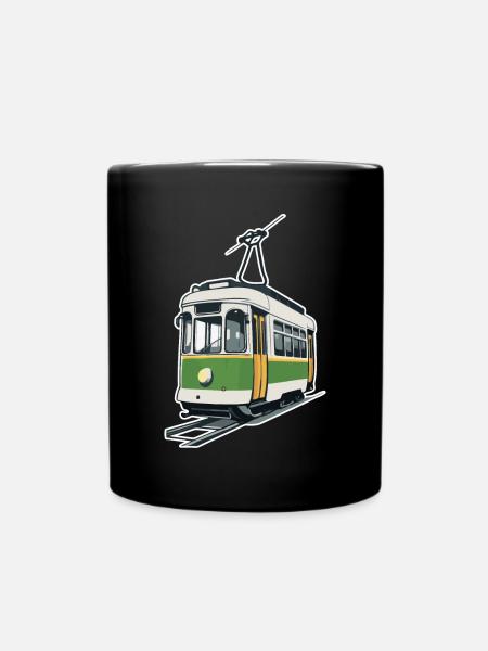 Tram Tram Train - Mug uni - noir
