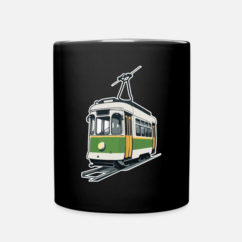 Tram Tram Train - Mug uni - noir