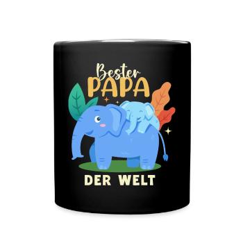 Best Dad in the World Design for Father's Day - Full Colour Mug - black - Front