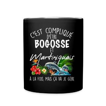 Martinique Homme Bogosse Gift Papa Tonton - Full Colour Mug - black - Front