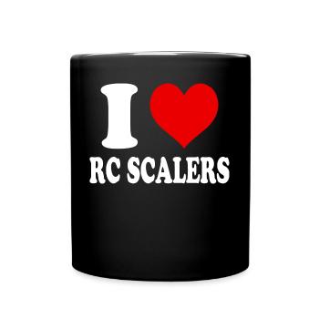 J’aime RC Scaler Coeur Drôle Spirituel - Mug uni - noir - Devant