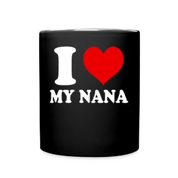J’aime mon cœur de grand-mère Drôle Spirituel - Mug uni - noir - Devant
