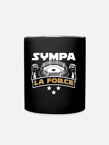 Sympa La Force MMA Boxe Arts Martiaux - Mug uni - noir