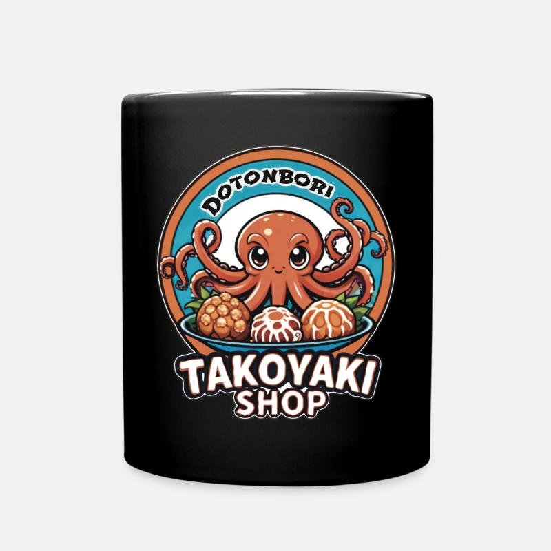 Delicious Takoyaki Shop - Tasse einfarbig - Schwarz