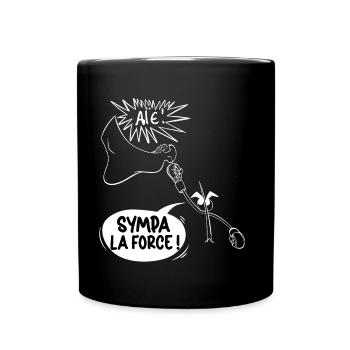 Splinter foot Doumpied Sympa la Force MMA - Full Colour Mug - black - Front