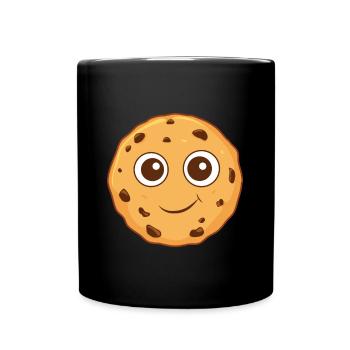 Chocolate Chips Cookie - Full Colour Mug - black - Front