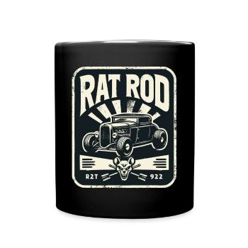 Ratsking Ratlook Shirt – Rustic Custom Style - Full Colour Mug - black - Front