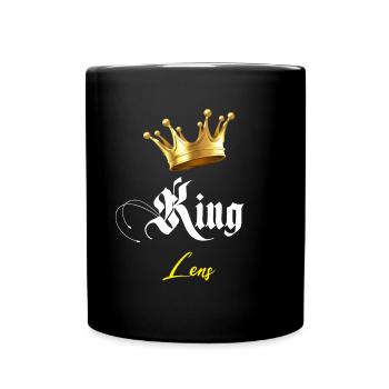 Lens Papa Et Fils Supporter Lensois King - Mug uni - noir - Devant