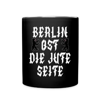 Berlin Bear - Berlin Est le côté jute - Mug uni - noir - Devant