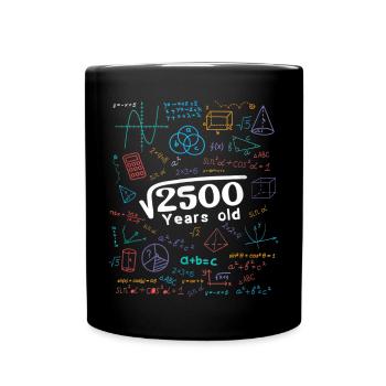 2500 Years of Math Doodles - Full Colour Mug - black - Front
