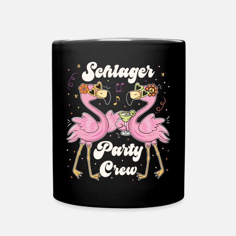 Schlager Party Crew Mädels Schlager Party - Tasse einfarbig - Schwarz