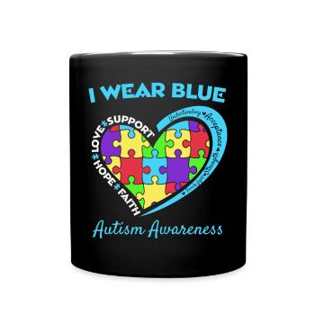 Autism - Full Colour Mug - black - Front