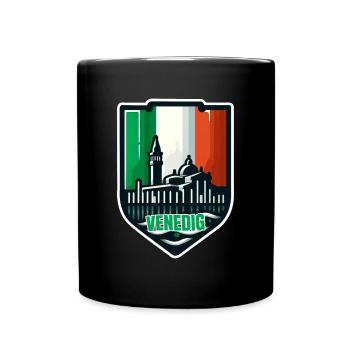 Venise magique - Mug uni - noir - Devant