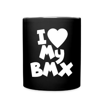 Le BMX - Mug uni - noir - Devant