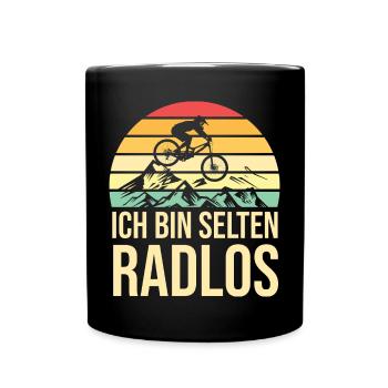 Rarement vélo sans roues vélo de montagne vélo de route vélo - Mug uni - noir - Devant