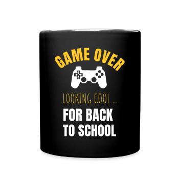 Schulstart - Tasse einfarbig - Schwarz - Vorne