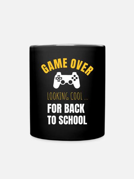 Schulstart - Tasse einfarbig - Schwarz