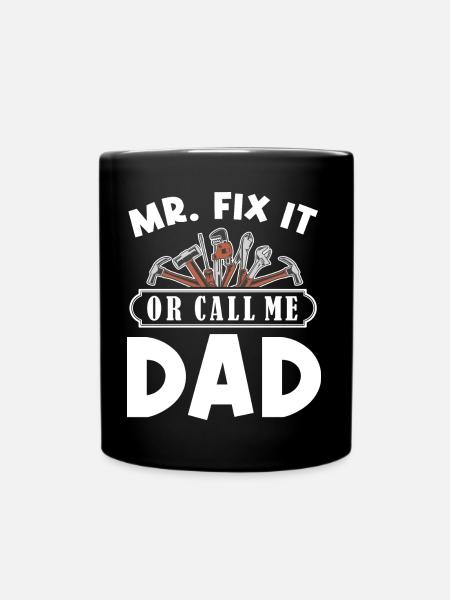 Mr Fix it - Tasse einfarbig - Schwarz