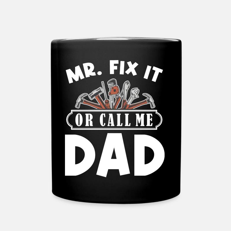 Mr Fix it - Tasse einfarbig - Schwarz