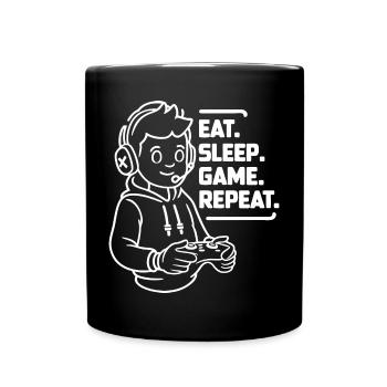 T-shirt de motivation pour le style de vie du jeu - Mug uni - noir - Devant