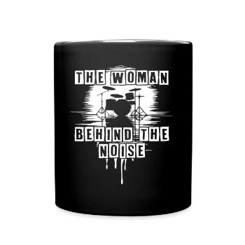 Batteuse Femme Schlagzeugerin Girls Band - Mug uni - noir - Devant
