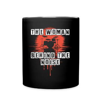 Batteuse Femme Schlagzeugerin Girls Band - Mug uni - noir - Devant