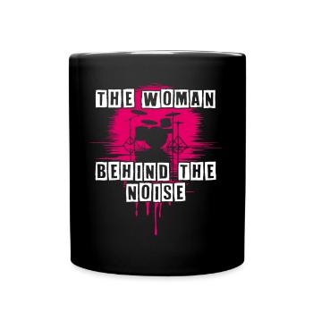Batteuse Femme Schlagzeugerin Girls Band - Mug uni - noir - Devant