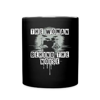 Batteuse Femme Schlagzeugerin Girls Band - Mug uni - noir - Devant