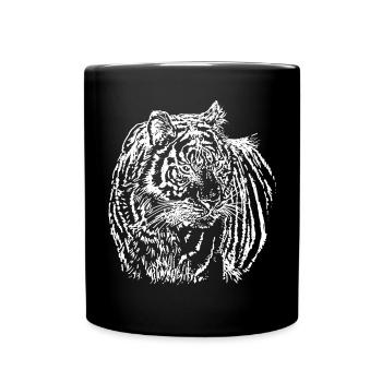 TIGER - Tasse einfarbig - Schwarz - Vorne
