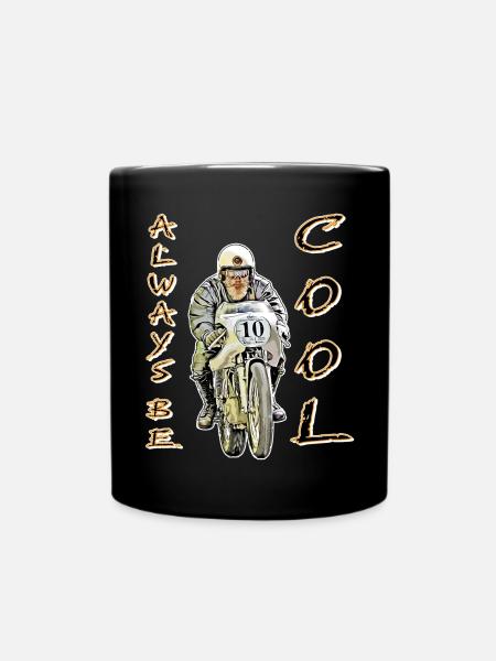 always be cool - Tasse einfarbig - Schwarz