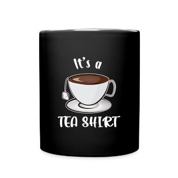 Es ist ein Tee-Shirt - Tasse einfarbig - Schwarz - Vorne