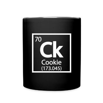 Cookie Element - Periodic Table - Full Colour Mug - black - Front