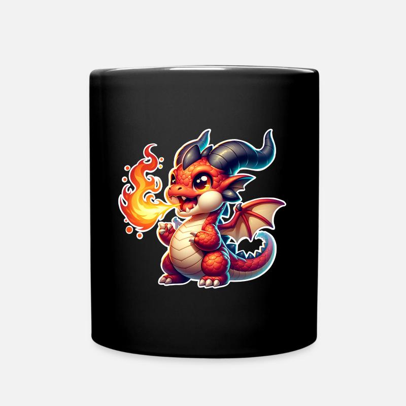 Dragon - Mug uni - noir
