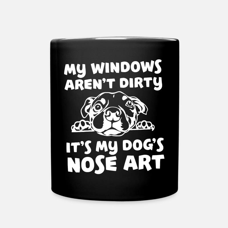 Citation drôle de nez de chien - Mug uni - noir