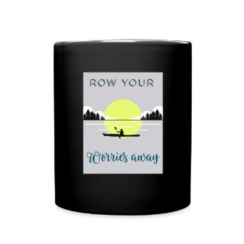 Éloignez vos soucis - Mug uni - noir - Devant