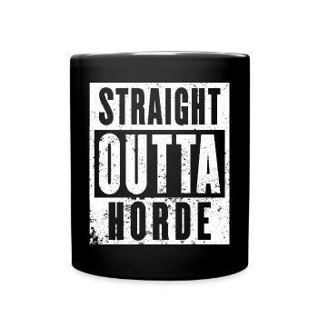 Hörde, Ruhrgebiet, Ruhrpott, Dortmund Hörde weiß - Tasse einfarbig - Schwarz - Vorne