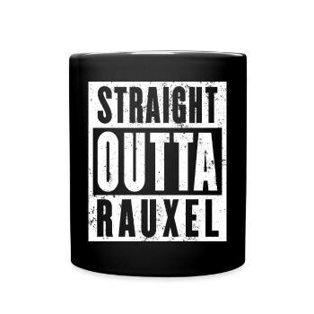 Rauxel, Ruhrgebiet, Ruhrpott, Castrop-Rauxel - Tasse einfarbig - Schwarz - Vorne