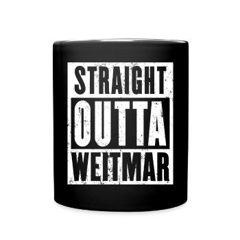 Weitmar, Ruhrgebiet, Ruhrpott, Bochum-Weitmar - Tasse einfarbig - Schwarz - Vorne