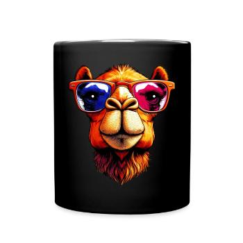 Chameau - Mug uni - noir - Devant