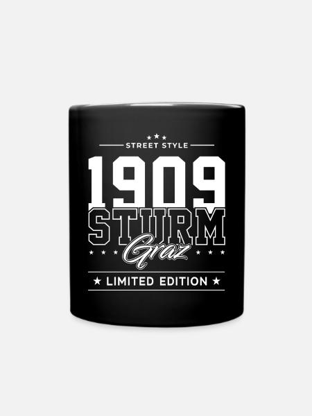 Sturm Graz - Tasse einfarbig - Schwarz