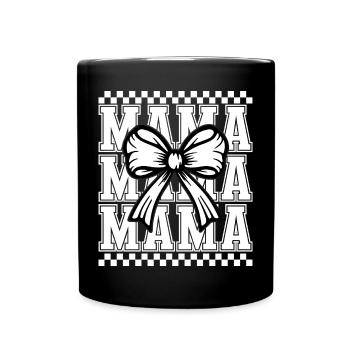 Mama - Tasse einfarbig - Schwarz - Vorne
