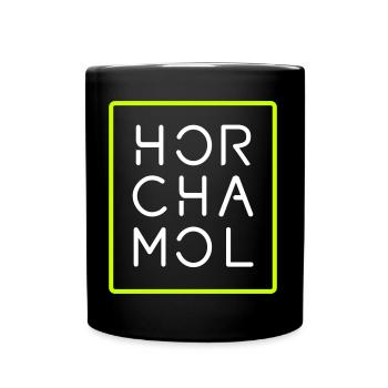 Frankenwaldshirts - Horchamol - Tasse einfarbig - Schwarz - Vorne