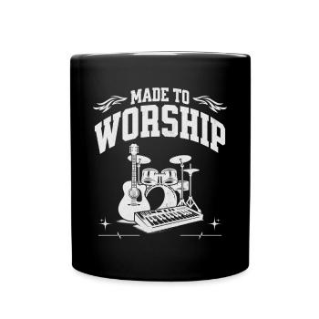 Musikthema für Musiker und Fans - Tasse einfarbig - Schwarz - Vorne