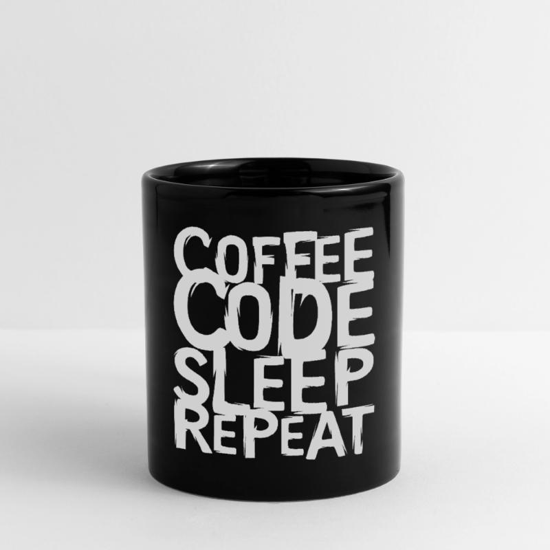 coffee code Programmer - Computer Science Work Logo Full Colour Mug