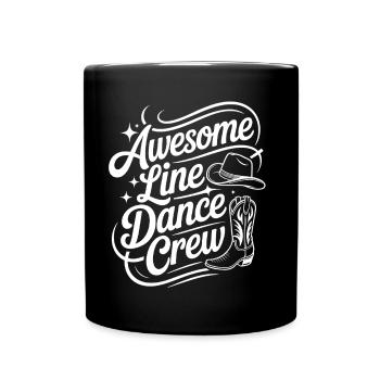 Équipe de danse en ligne Merveilleuse équipe de ligne - Mug uni - noir - Devant
