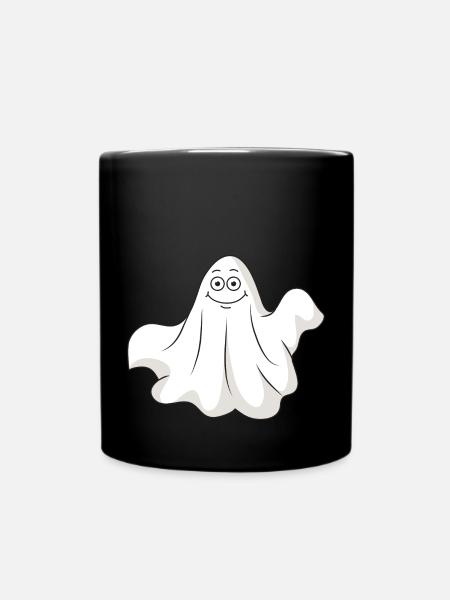 Halloween ghost ghost - Full Colour Mug - black