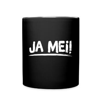 Ja mei! | Bayern und der bayerische Dialekt - Tasse einfarbig - Schwarz - Vorne