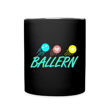 MDMA - Ballern - Tasse einfarbig - Schwarz - Vorne