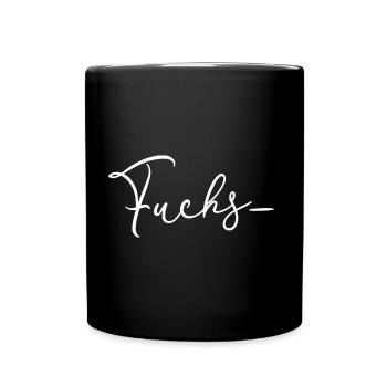 renard - Mug uni - noir - Devant